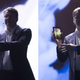A photo of Samsung SVP Justin Denison holding the company’s Infinity Flex Display at last the Samsung Developers Conference last week.